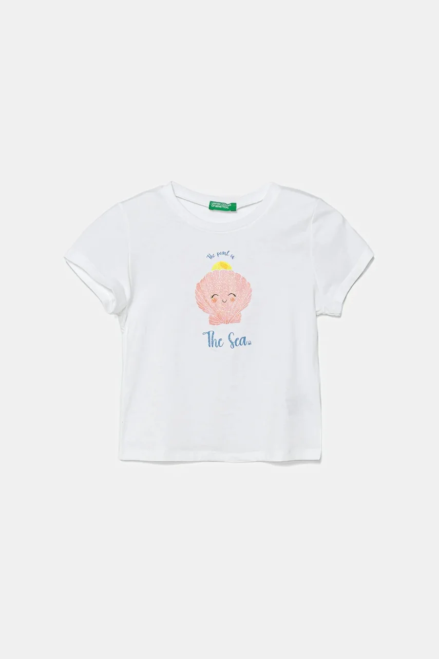 United Colors of Benetton Детска памучна тениска