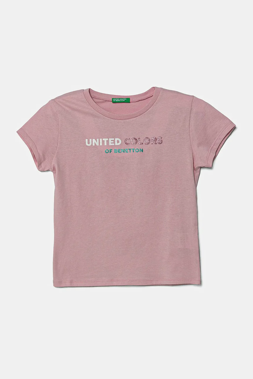 United Colors of Benetton Детска памучна тениска