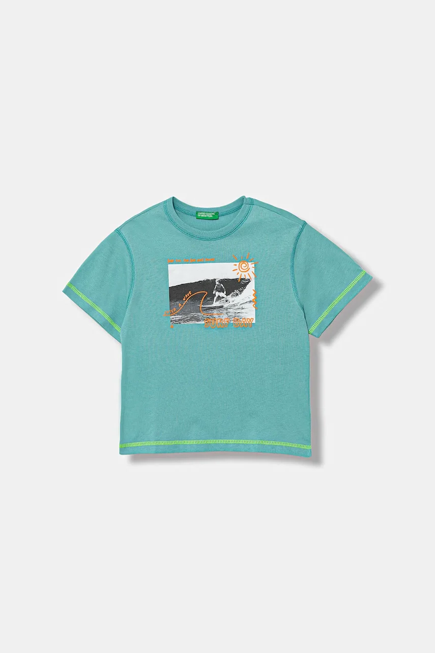 United Colors of Benetton Детска памучна тениска