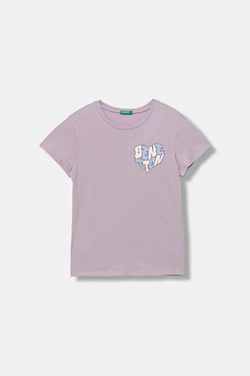 United Colors of Benetton Детска памучна тениска