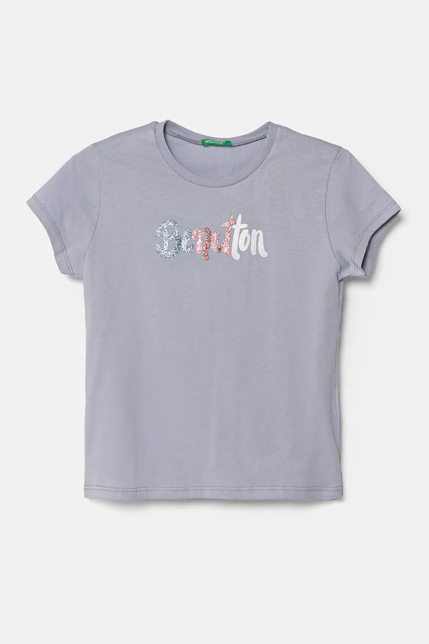 United Colors of Benetton Детска памучна тениска