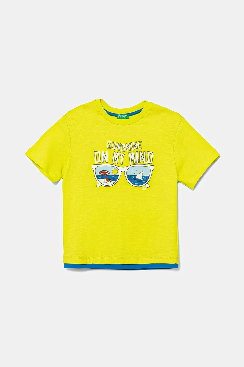 United Colors of Benetton Детска памучна тениска