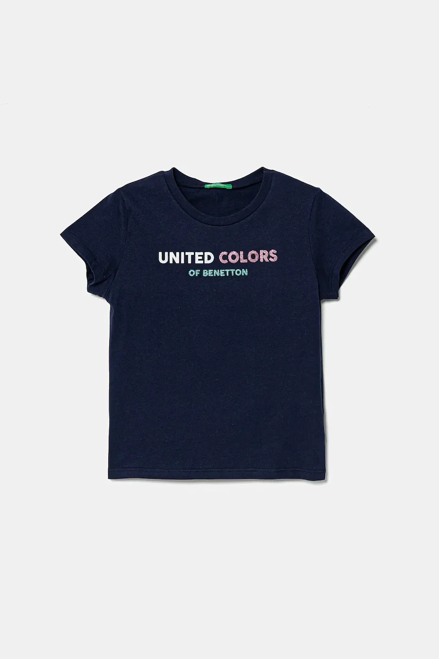 United Colors of Benetton Детска памучна тениска