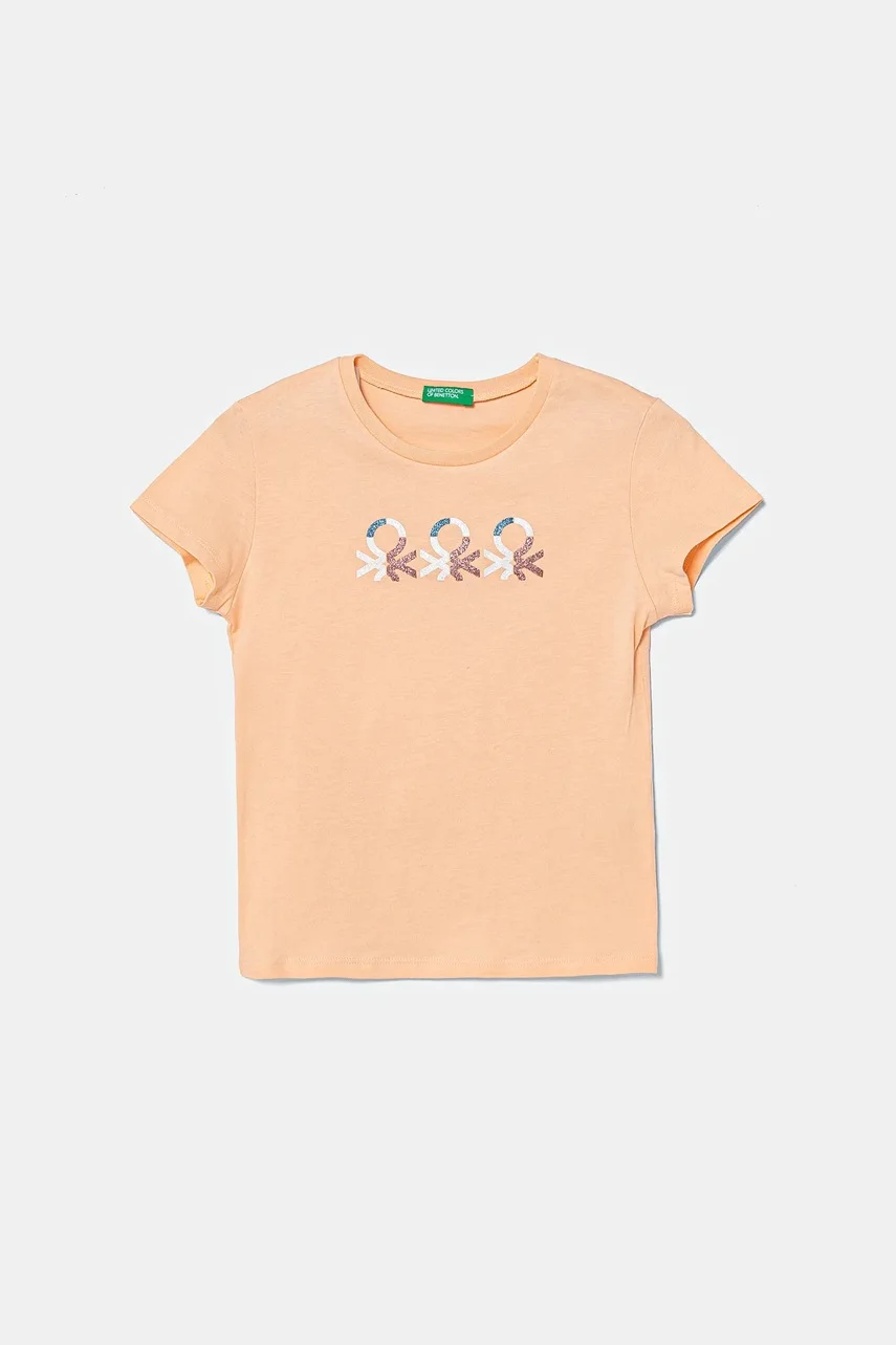 United Colors of Benetton Детска памучна тениска