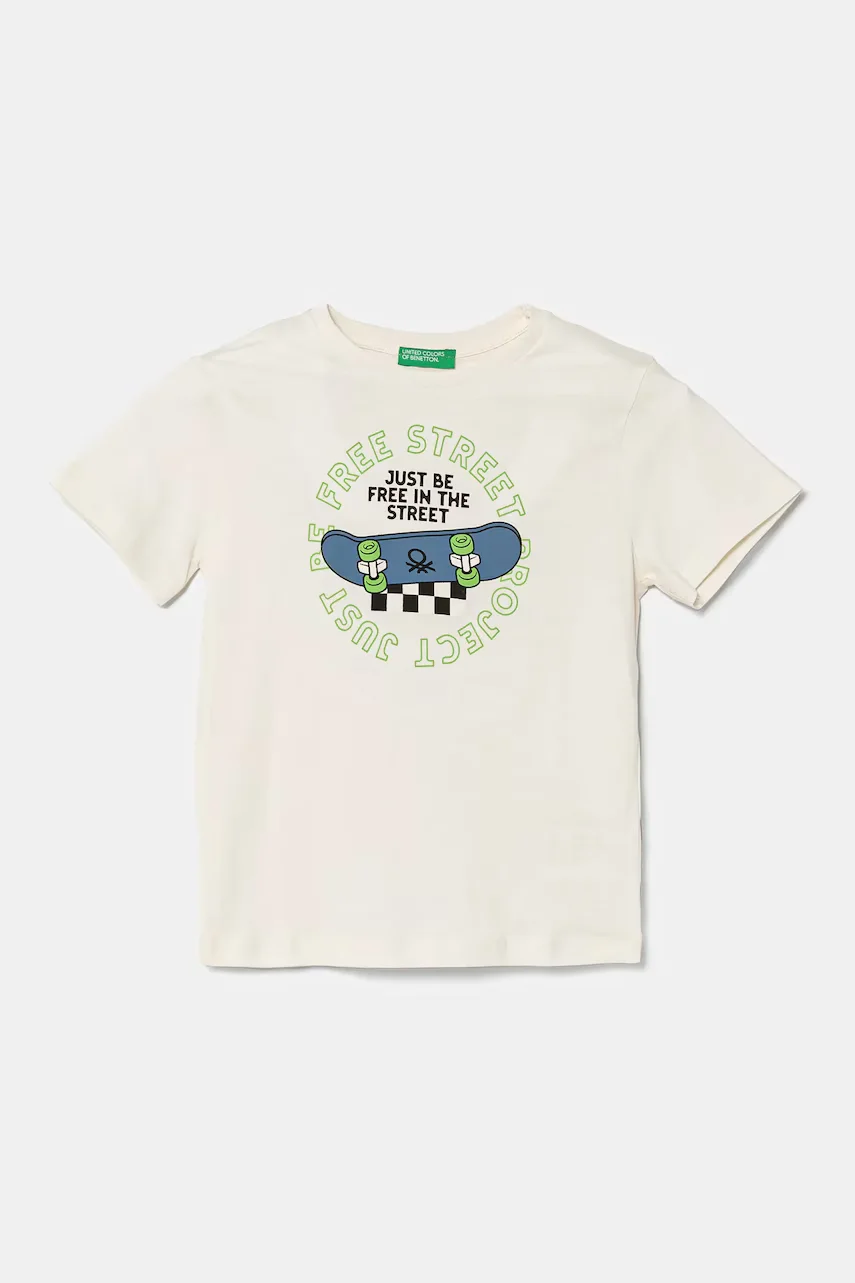 United Colors of Benetton Детска памучна тениска