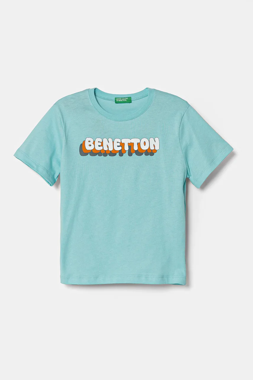 United Colors of Benetton Детска памучна тениска