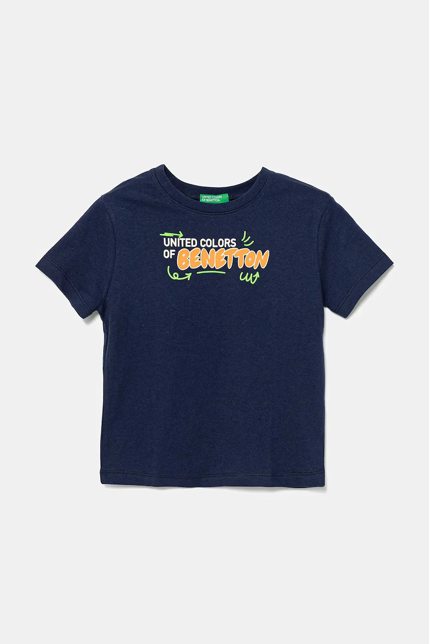 United Colors of Benetton Детска памучна тениска