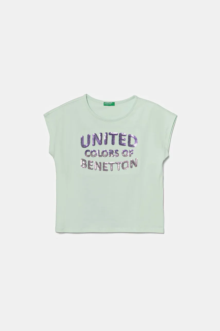 United Colors of Benetton Детска памучна тениска