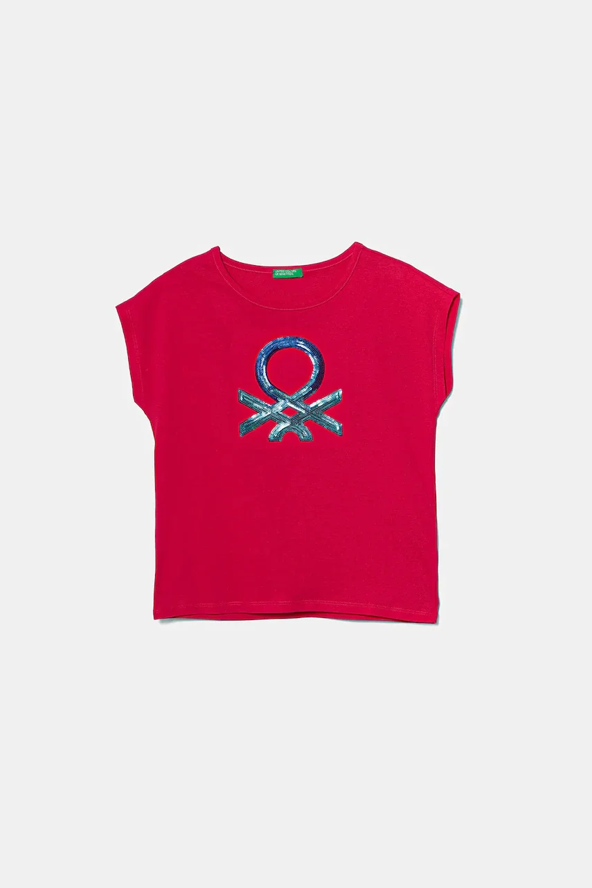 United Colors of Benetton Детска памучна тениска