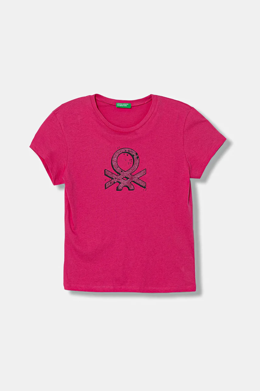 United Colors of Benetton Детска памучна тениска