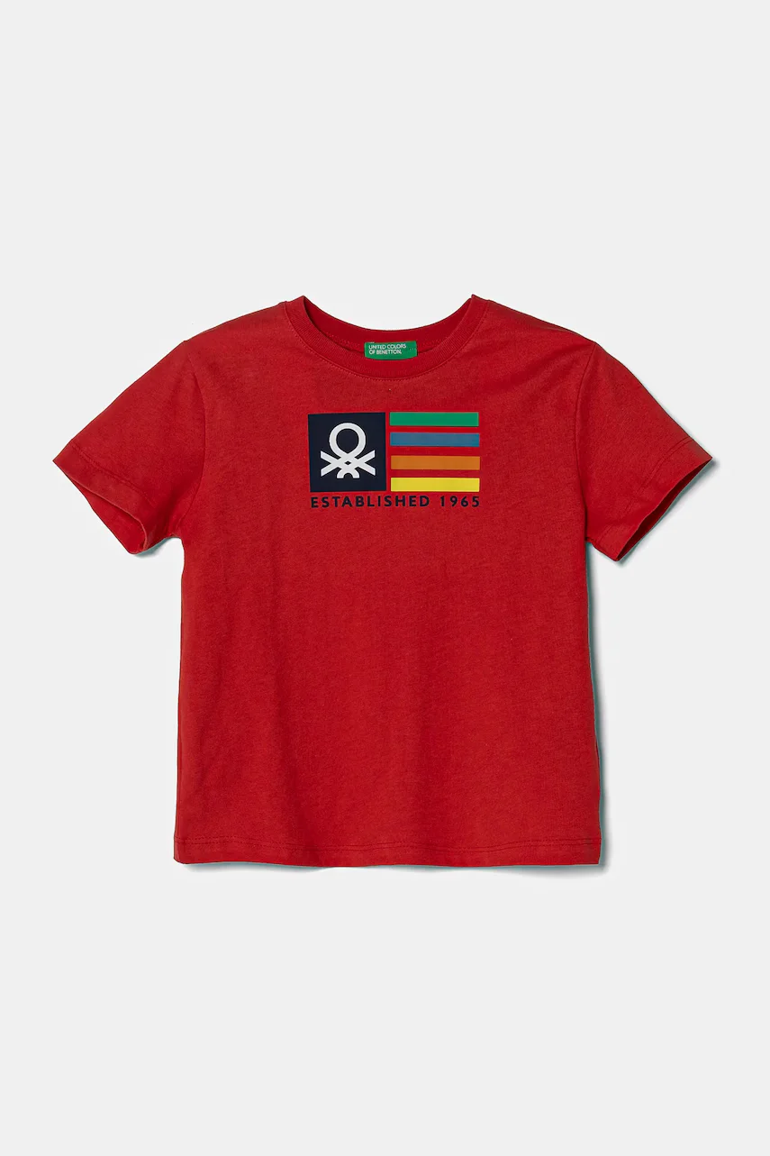 United Colors of Benetton Детска памучна тениска