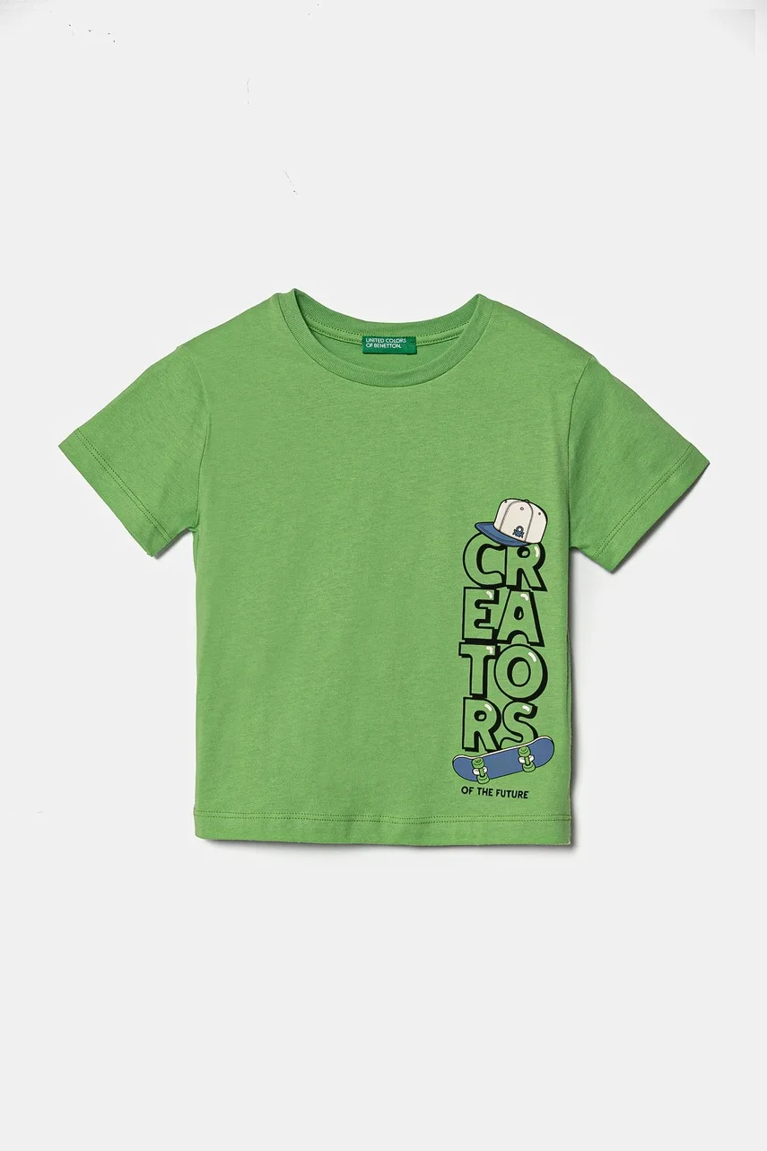 United Colors of Benetton Детска памучна тениска
