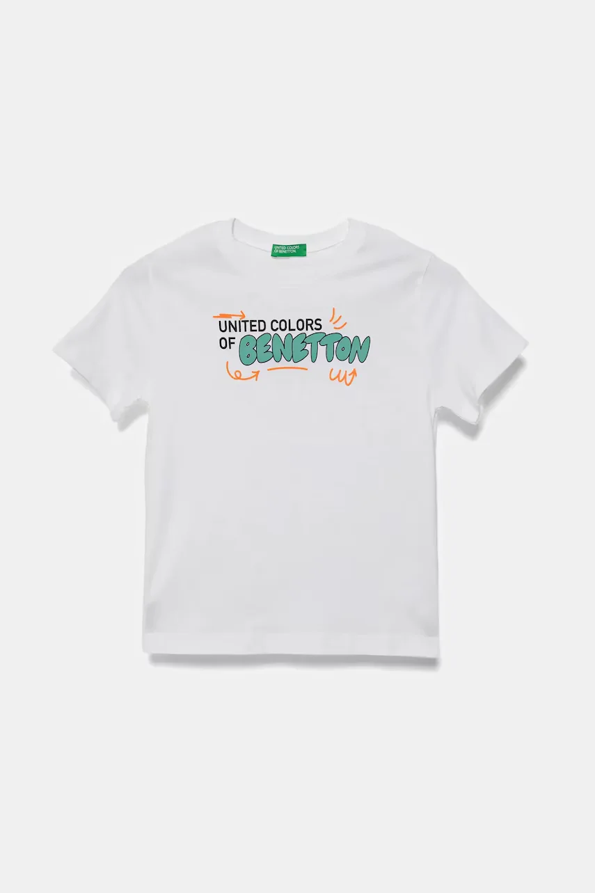 United Colors of Benetton Детска памучна тениска