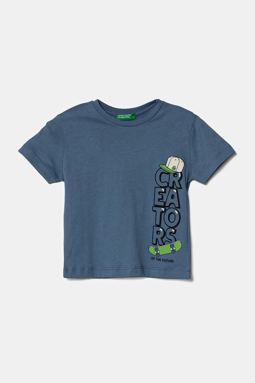 United Colors of Benetton Детска памучна тениска