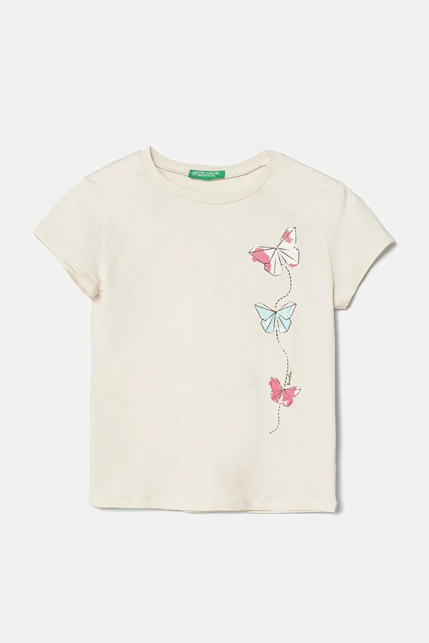 United Colors of Benetton Детска памучна тениска