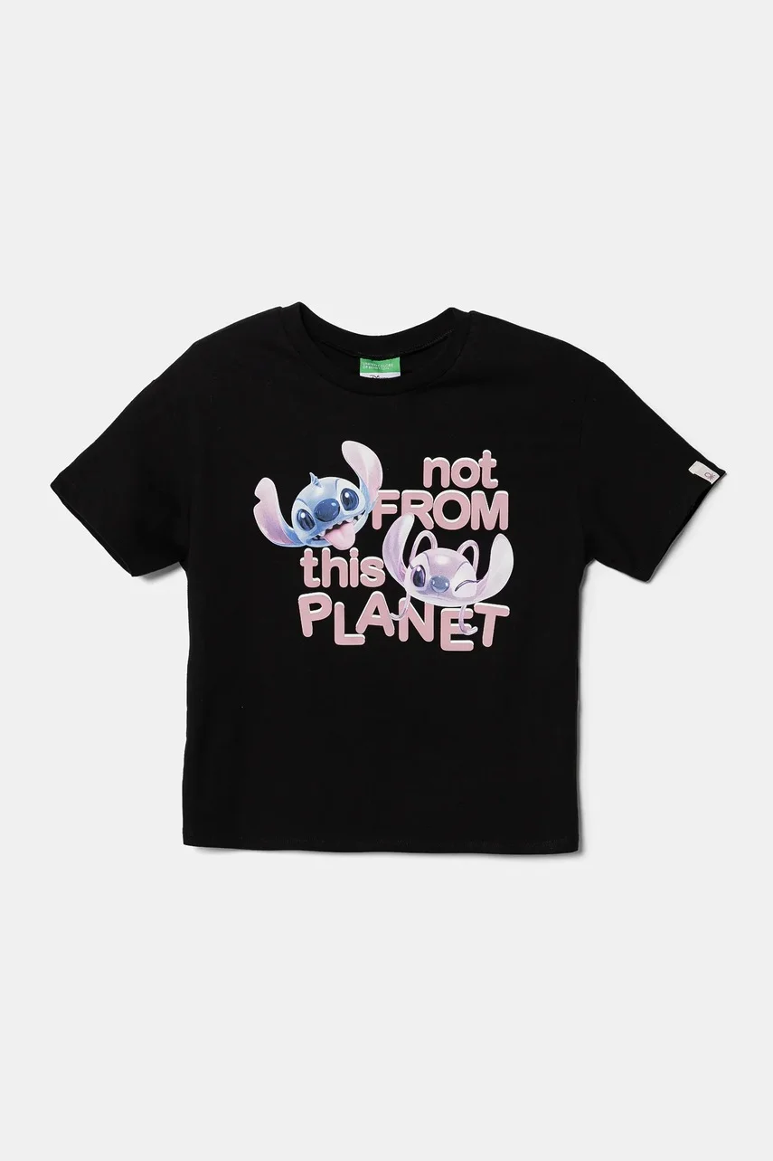 United Colors of Benetton Детска памучна тениска