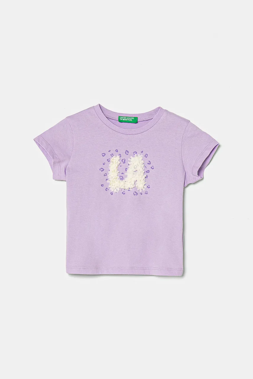 United Colors of Benetton Детска памучна тениска