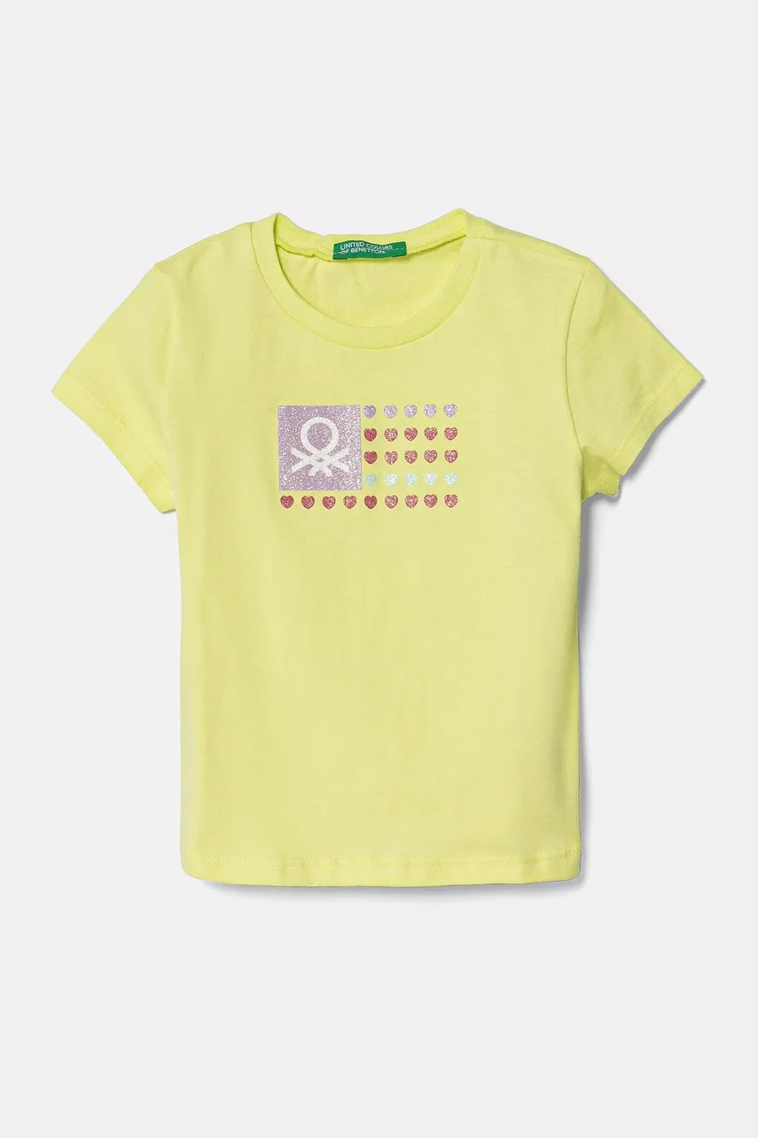 United Colors of Benetton Детска памучна тениска