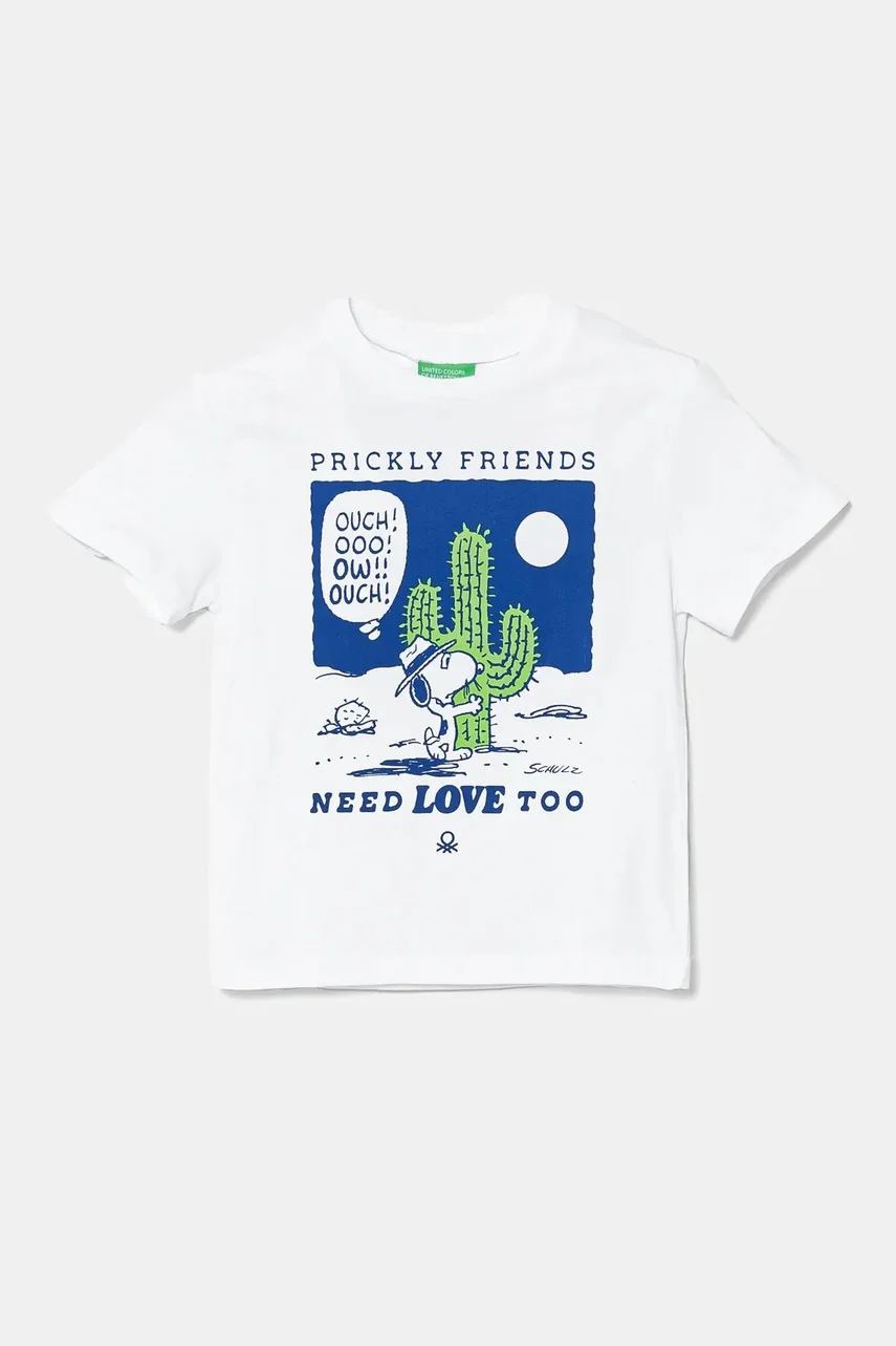 United Colors of Benetton Детска памучна тениска