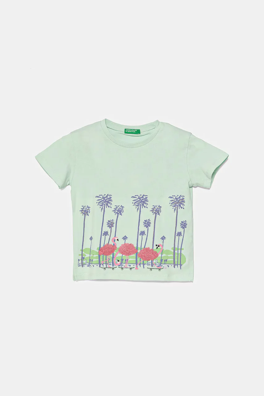 United Colors of Benetton Детска памучна тениска