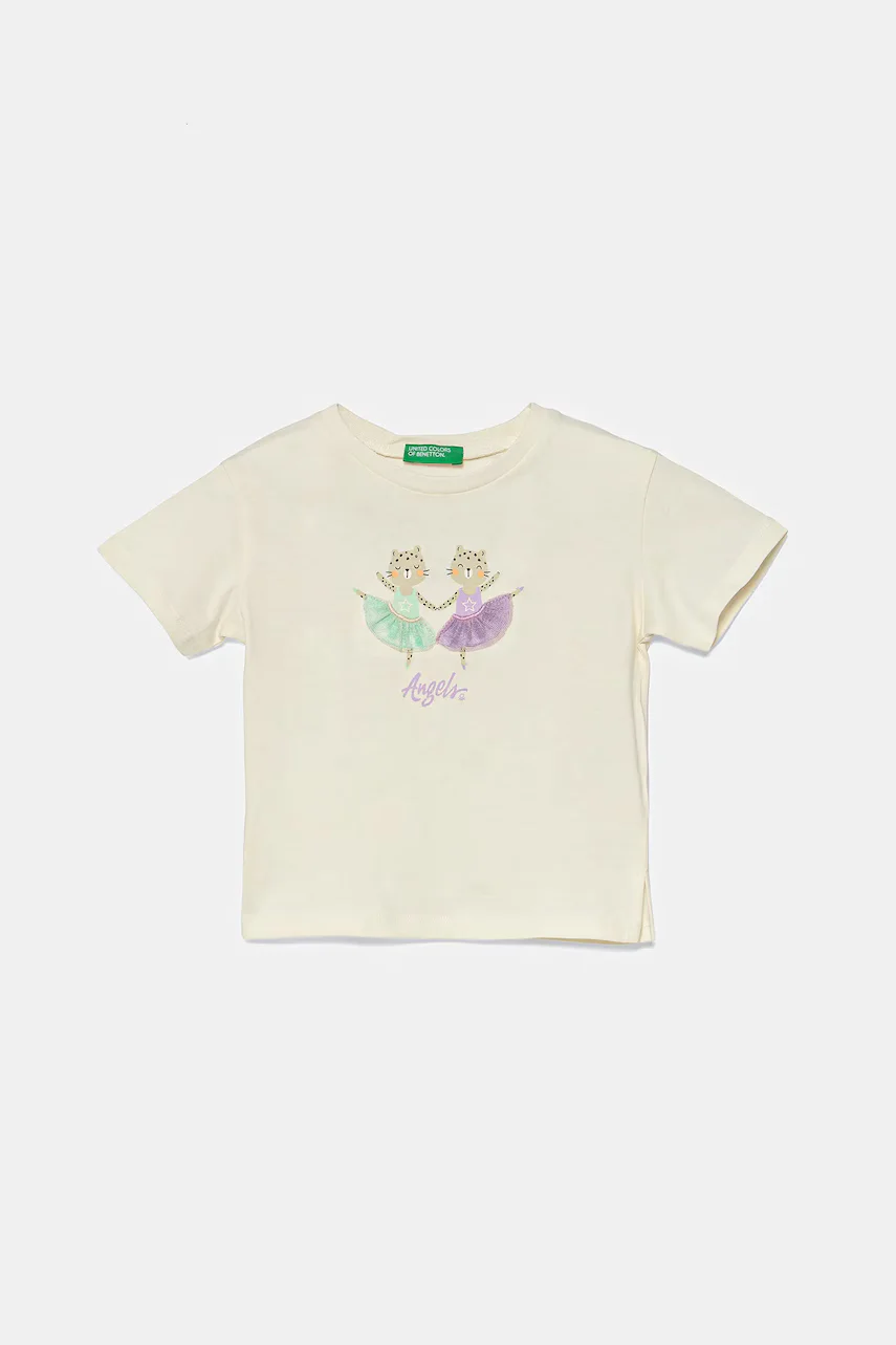 United Colors of Benetton Детска памучна тениска