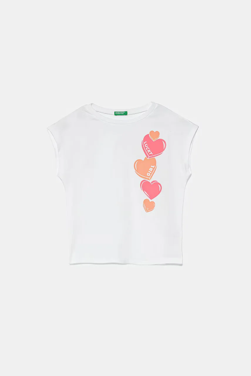 United Colors of Benetton Детска памучна тениска