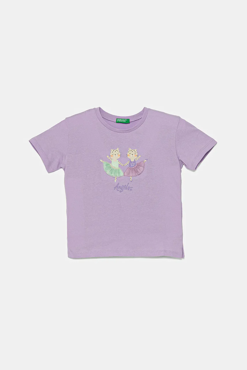 United Colors of Benetton Детска памучна тениска