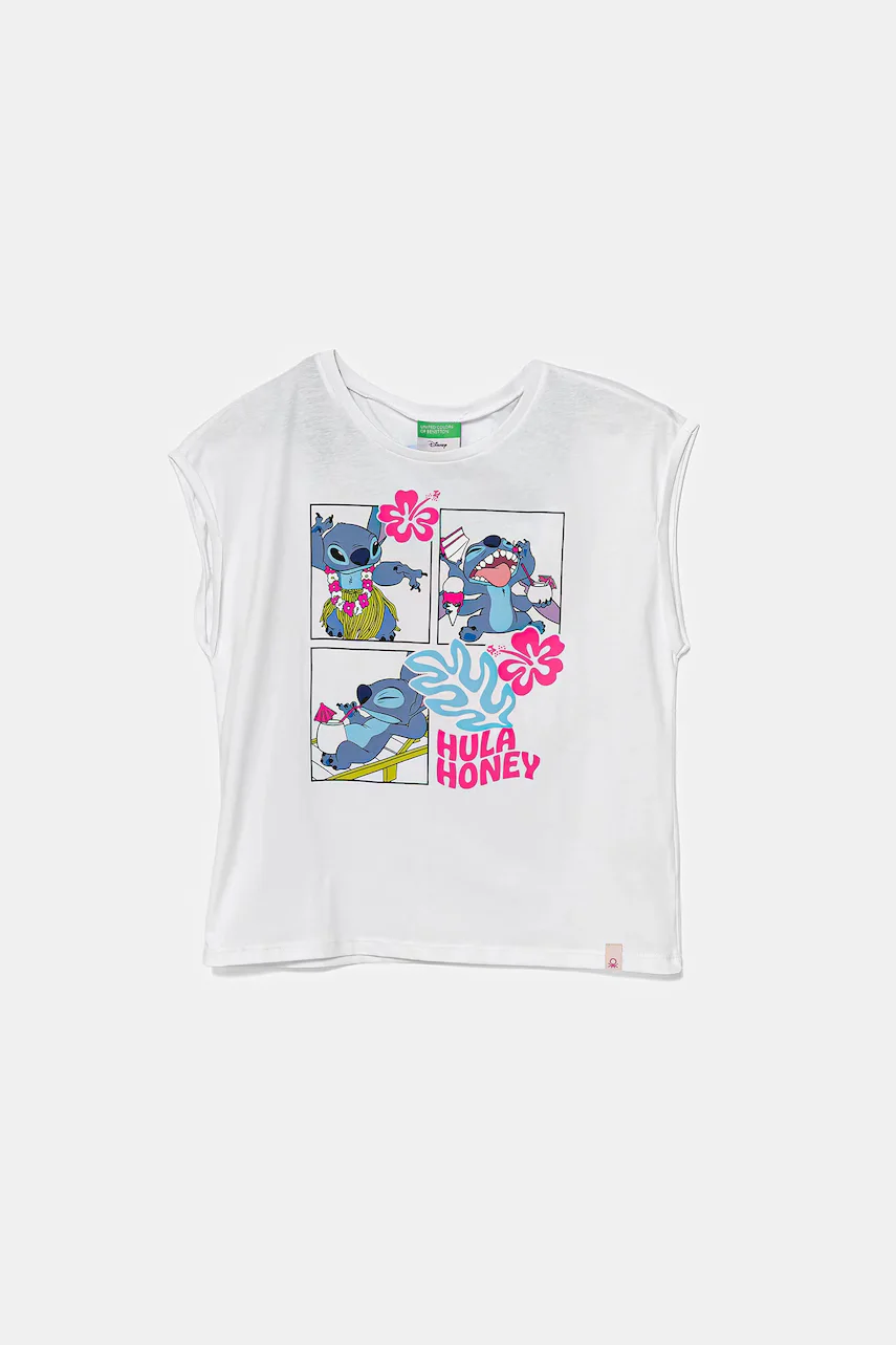 United Colors of Benetton Детска памучна тениска x Disney