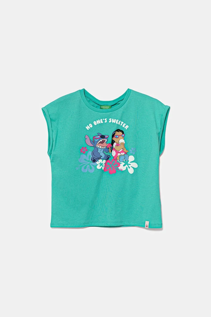 United Colors of Benetton Детска памучна тениска x Disney
