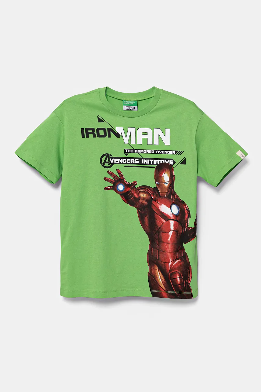 United Colors of Benetton Детска памучна тениска x Marvel