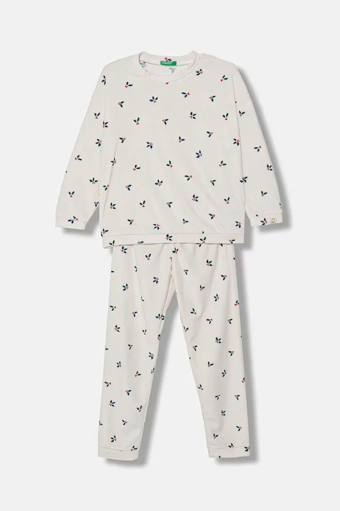 United Colors of Benetton Детска пижама (2 части) в бежово 312W0P09R