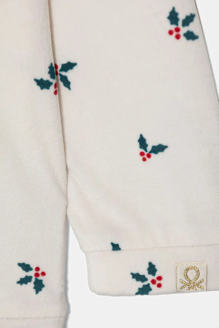 United Colors of Benetton Детска пижама (2 части) в бежово 312W0P09R
