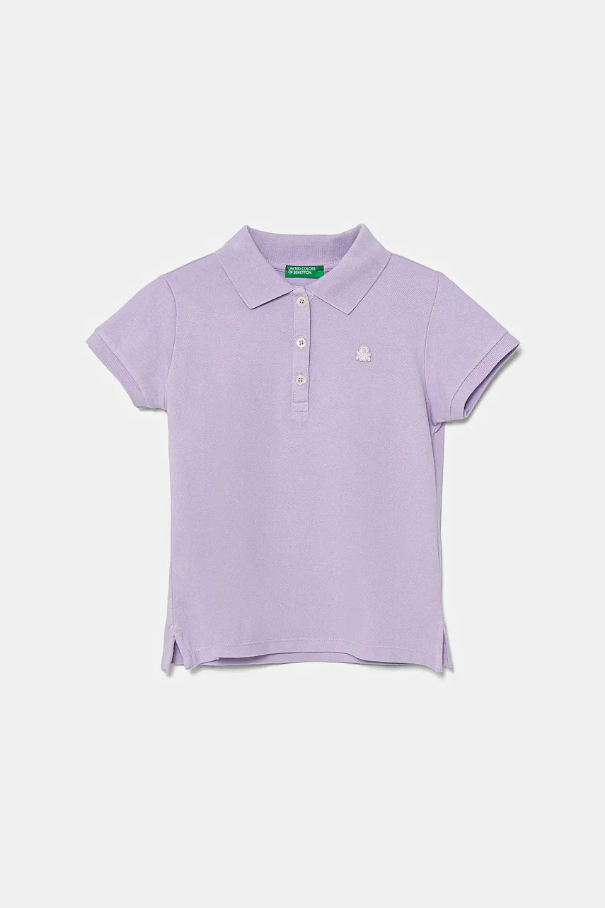 United Colors of Benetton Детска тениска с яка
