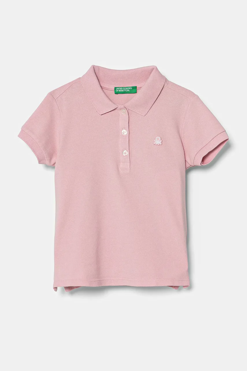 United Colors of Benetton Детска тениска с яка