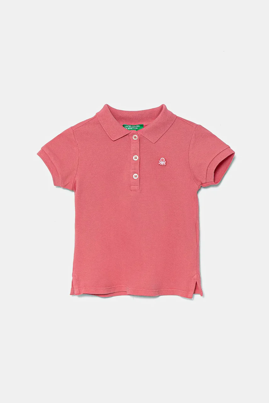 United Colors of Benetton Детска тениска с яка