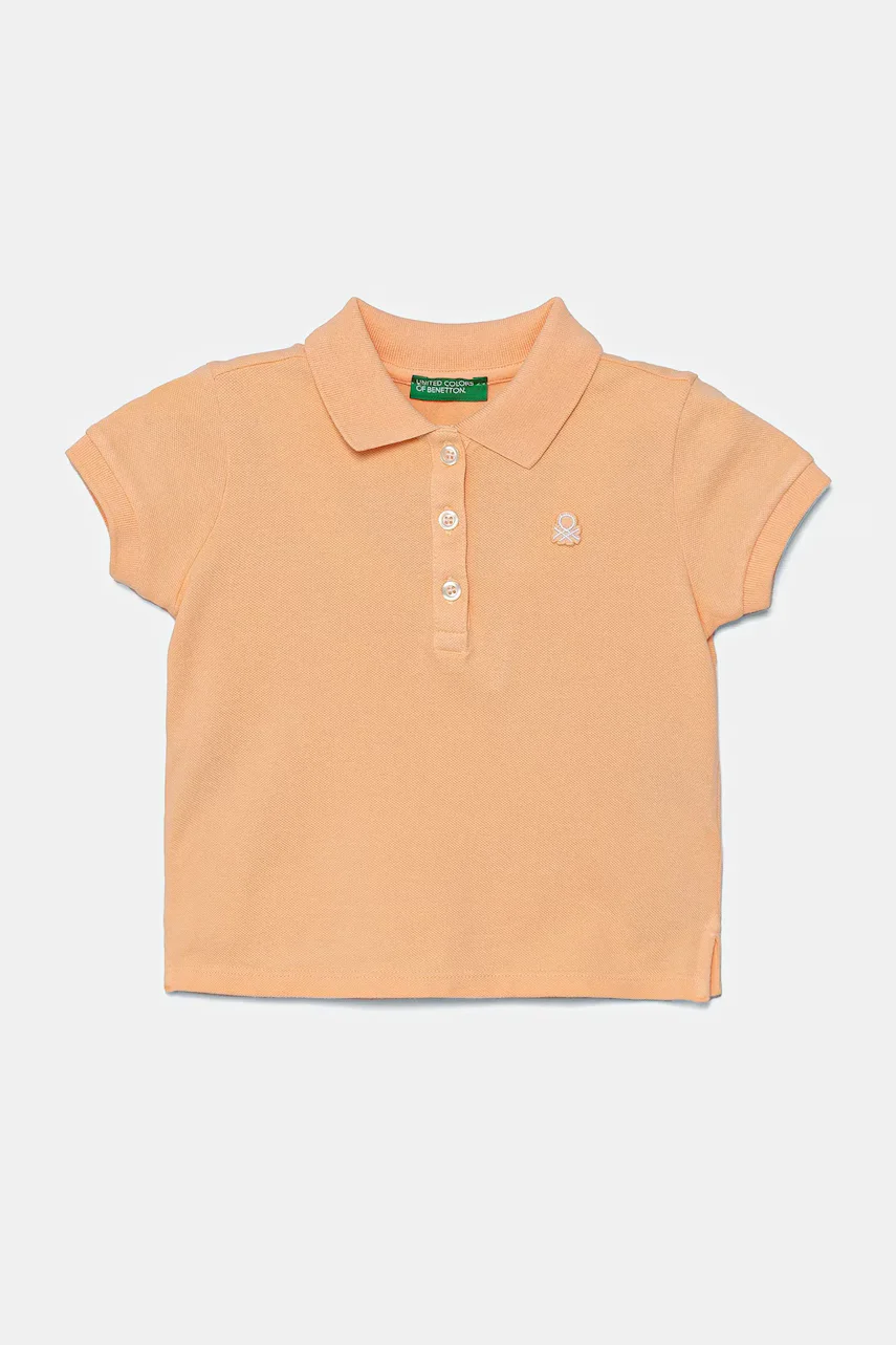 United Colors of Benetton Детска тениска с яка