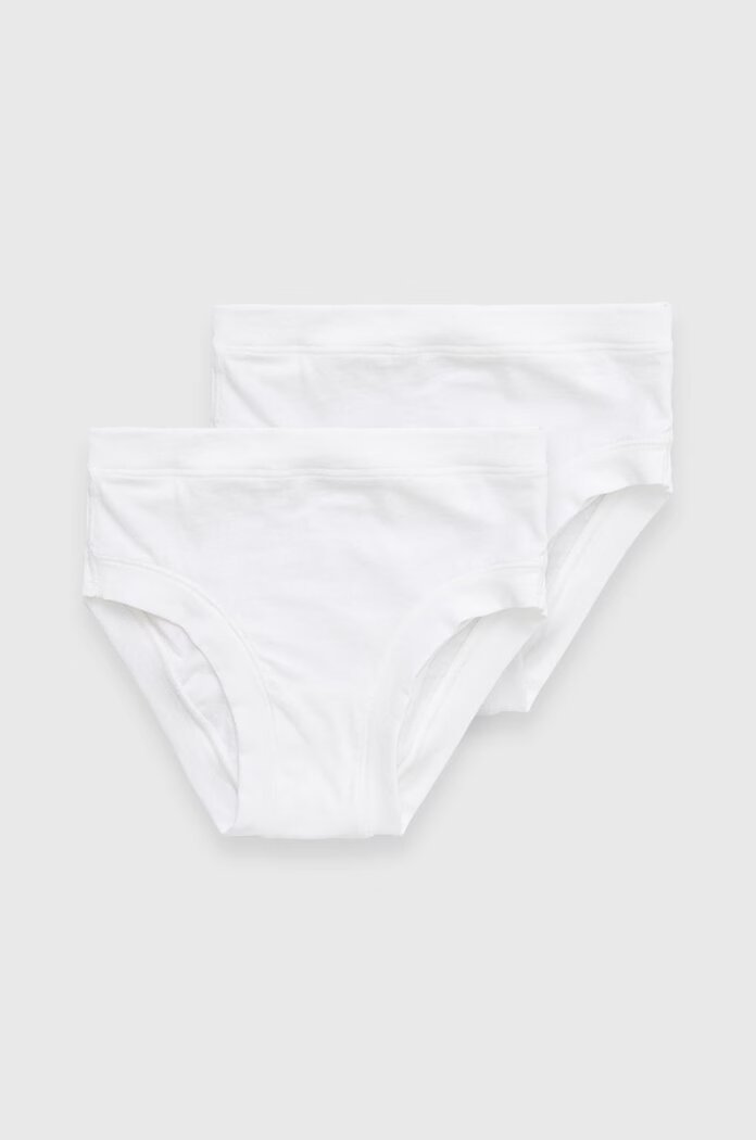 United Colors of Benetton Детски бикини (2 чифта) в бяло