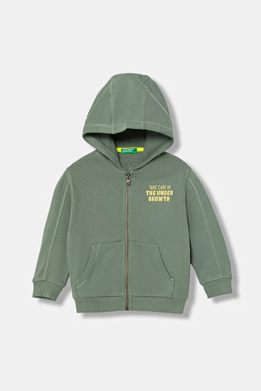 United Colors of Benetton Детски памучен суичър
