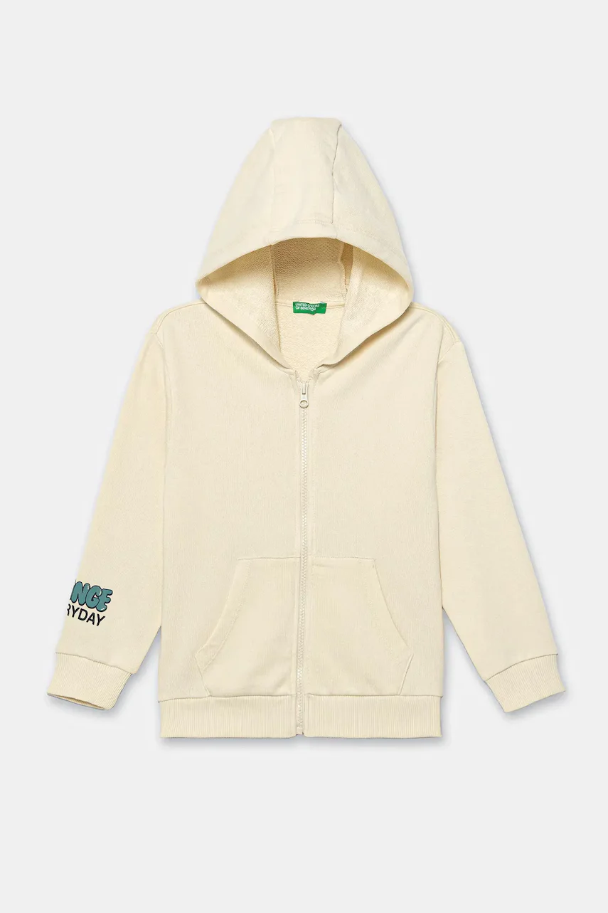 United Colors of Benetton Детски памучен суичър