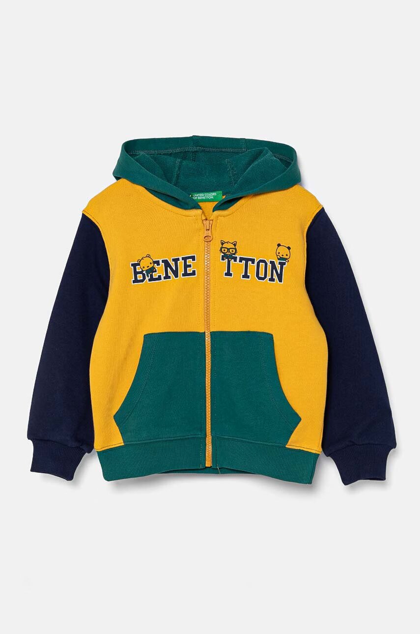United Colors of Benetton Детски памучен суичър