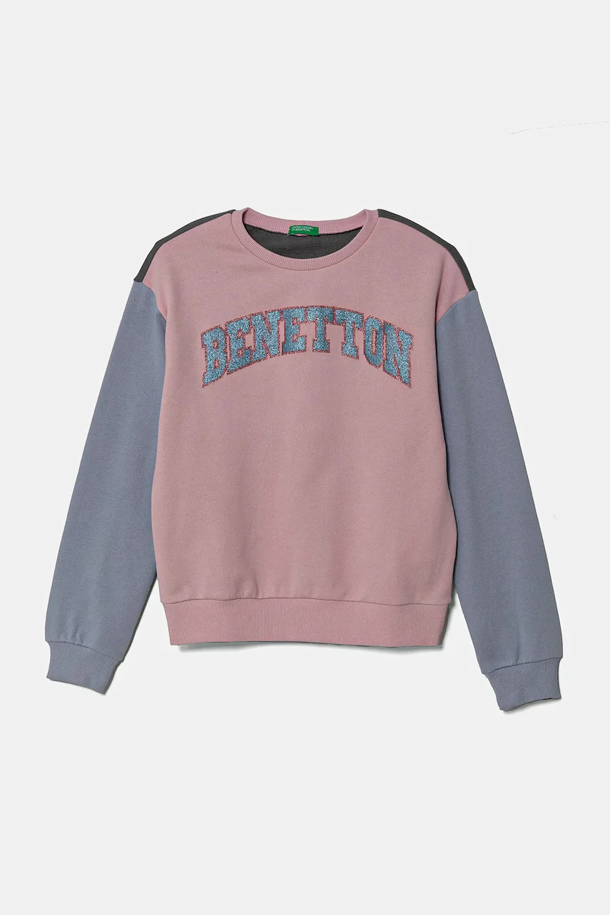 United Colors of Benetton Детски памучен суичър