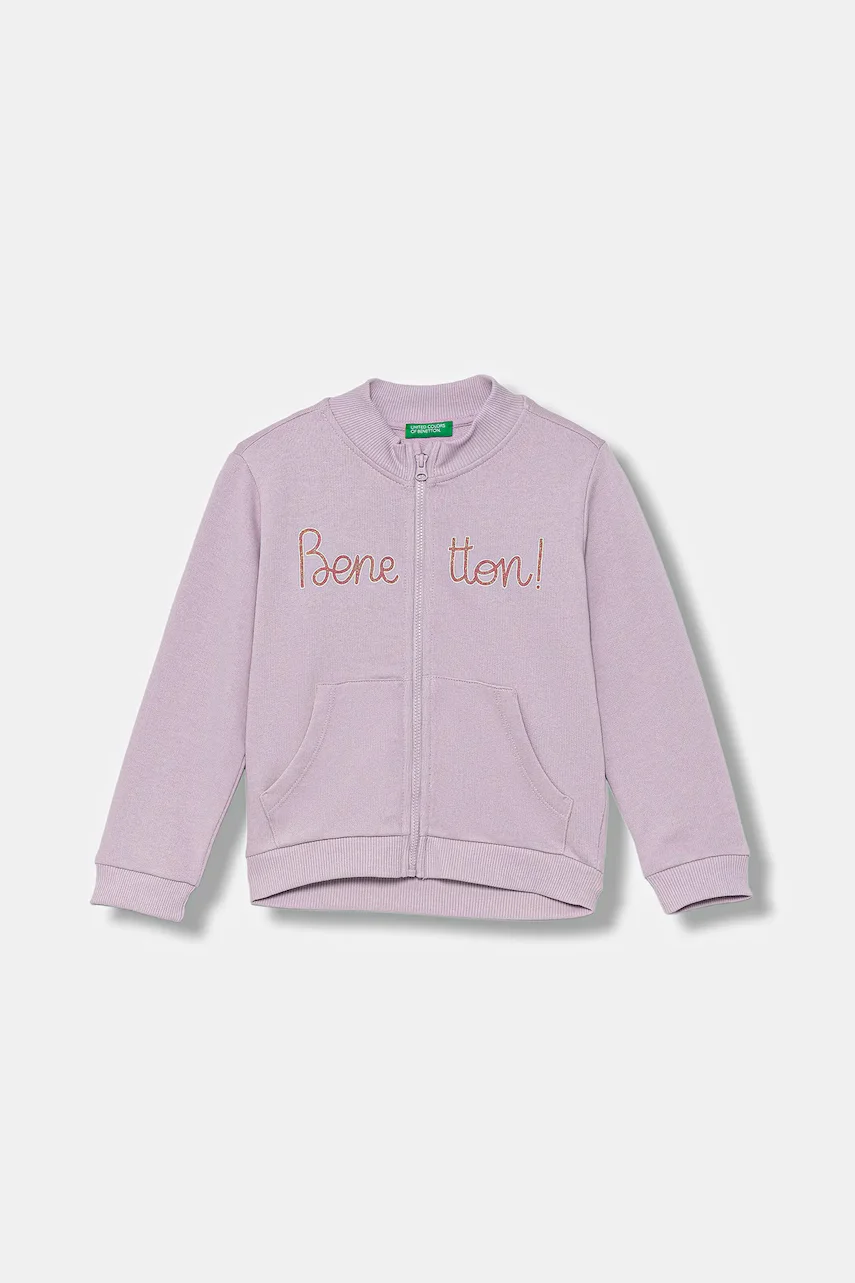 United Colors of Benetton Детски памучен суичър