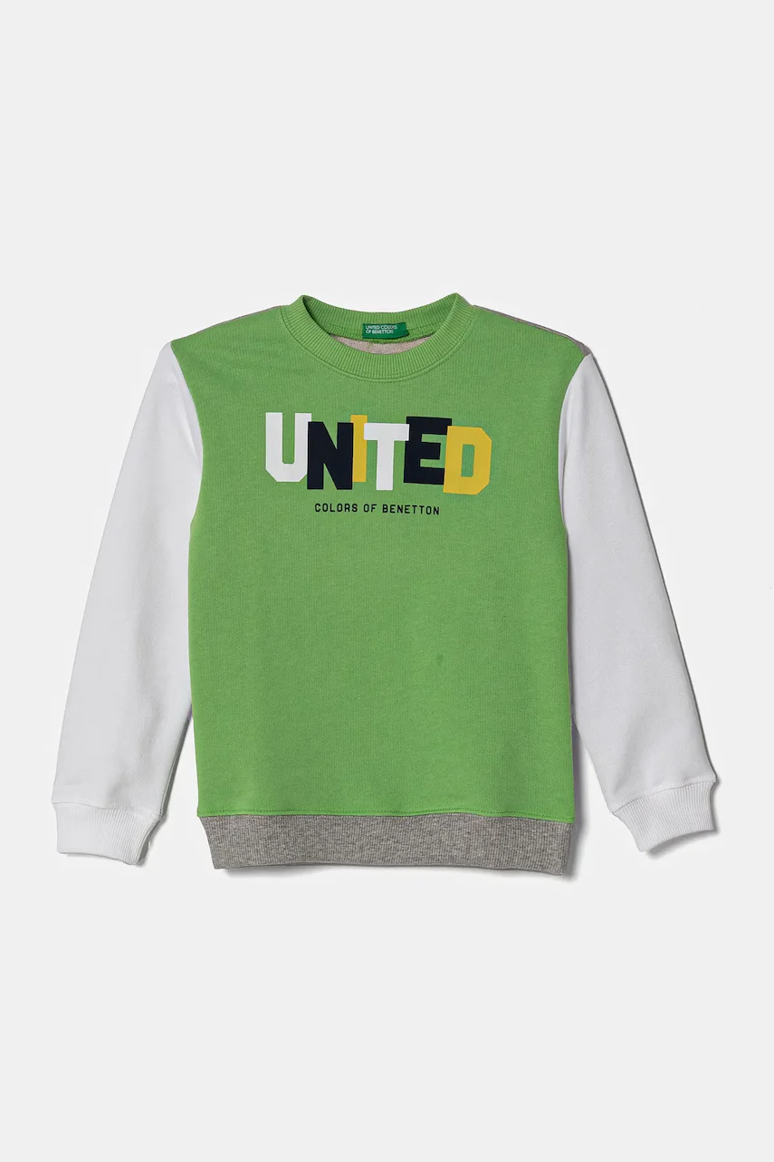 United Colors of Benetton Детски памучен суичър