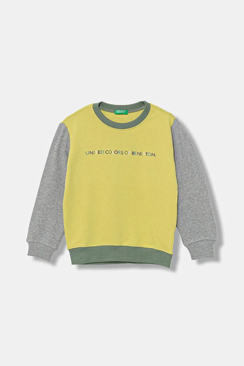 United Colors of Benetton Детски памучен суичър