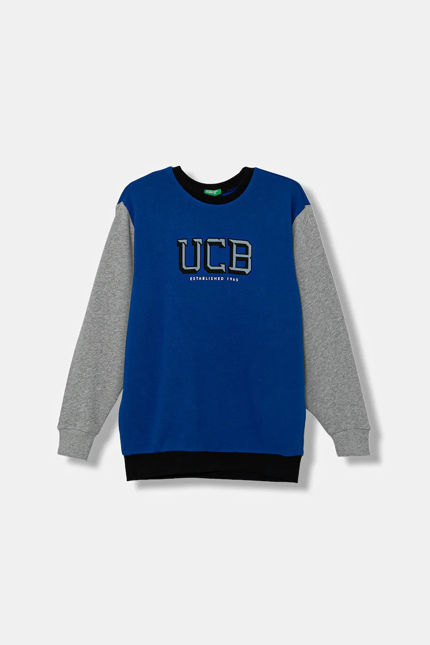 United Colors of Benetton Детски памучен суичър