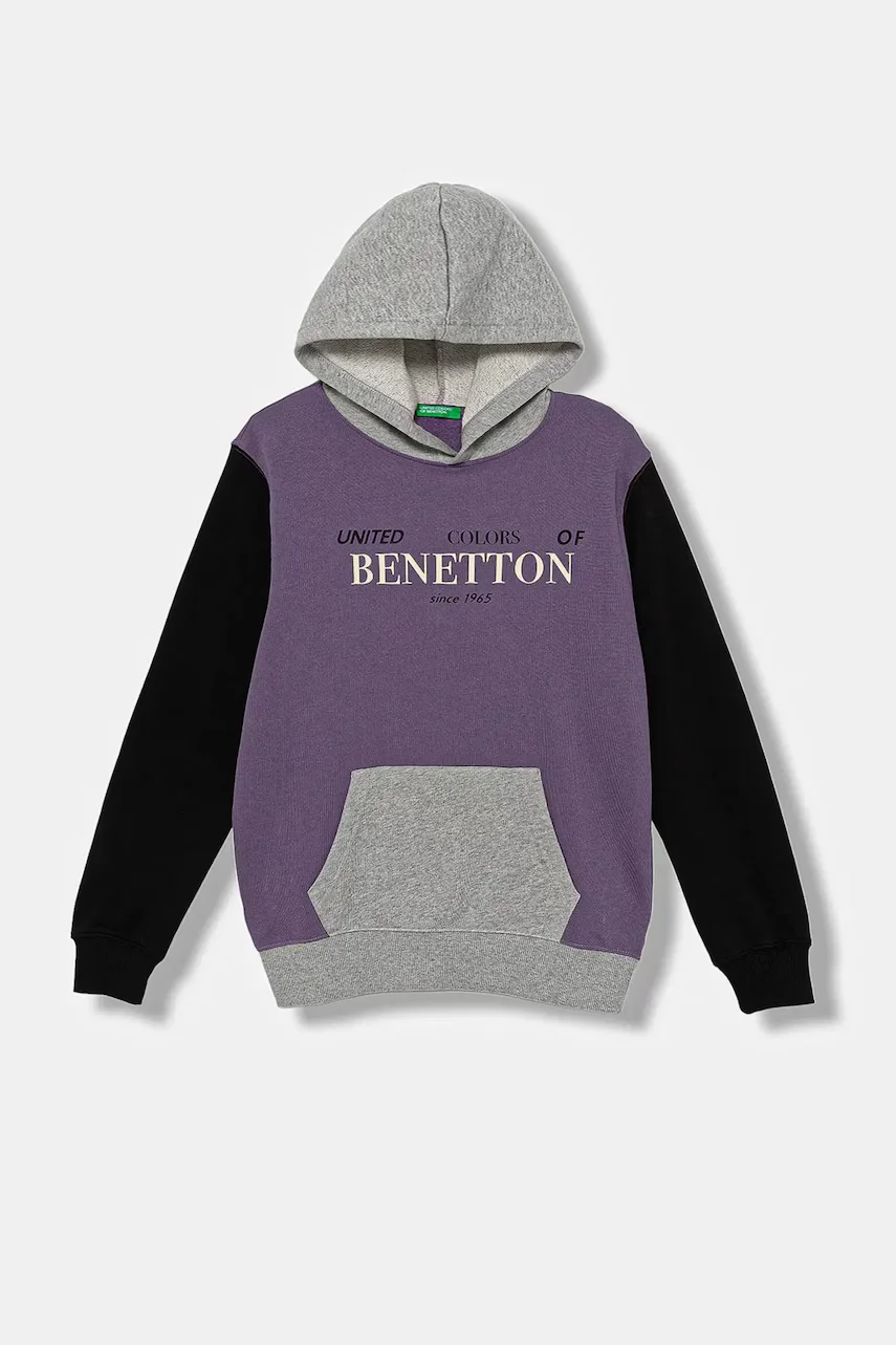 United Colors of Benetton Детски памучен суичър