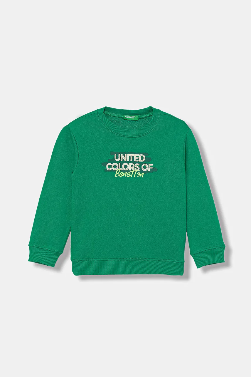 United Colors of Benetton Детски памучен суичър