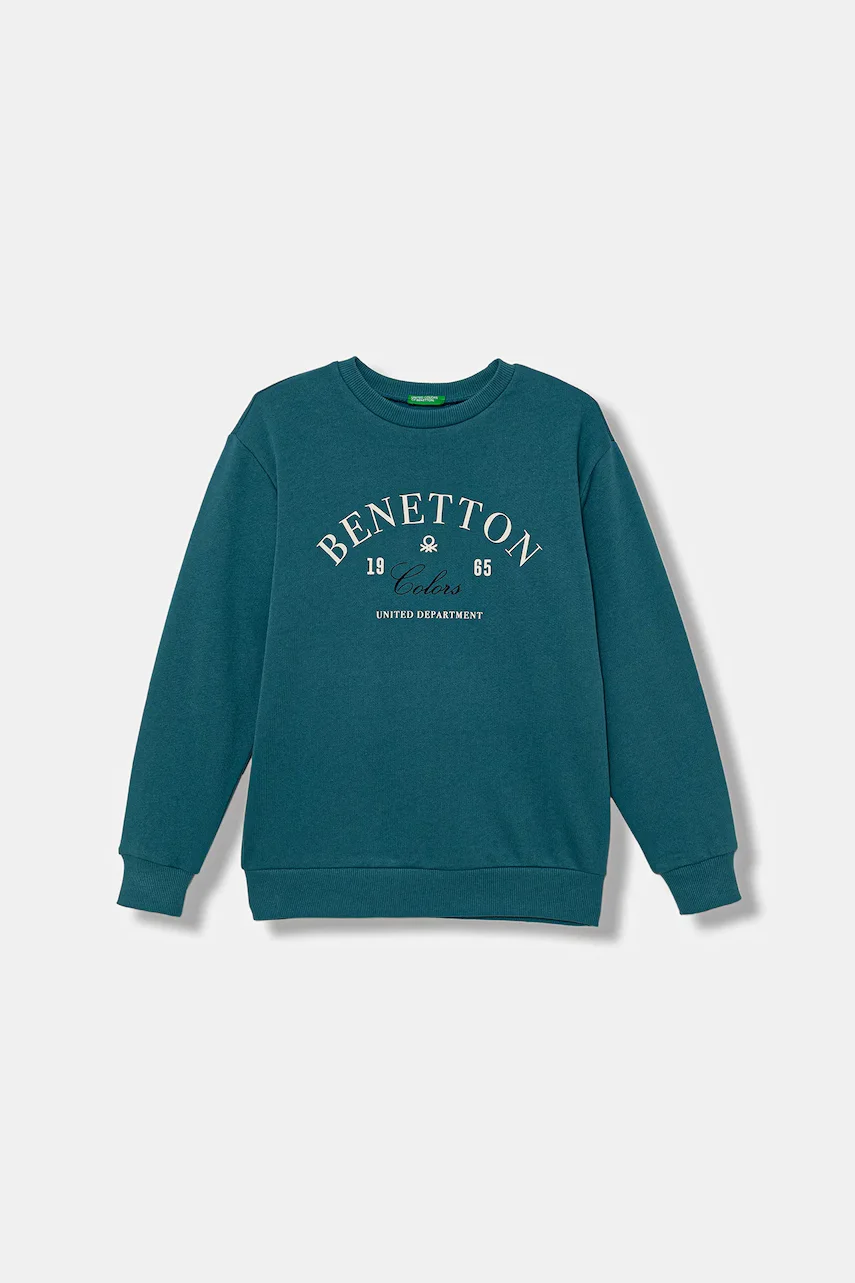 United Colors of Benetton Детски памучен суичър