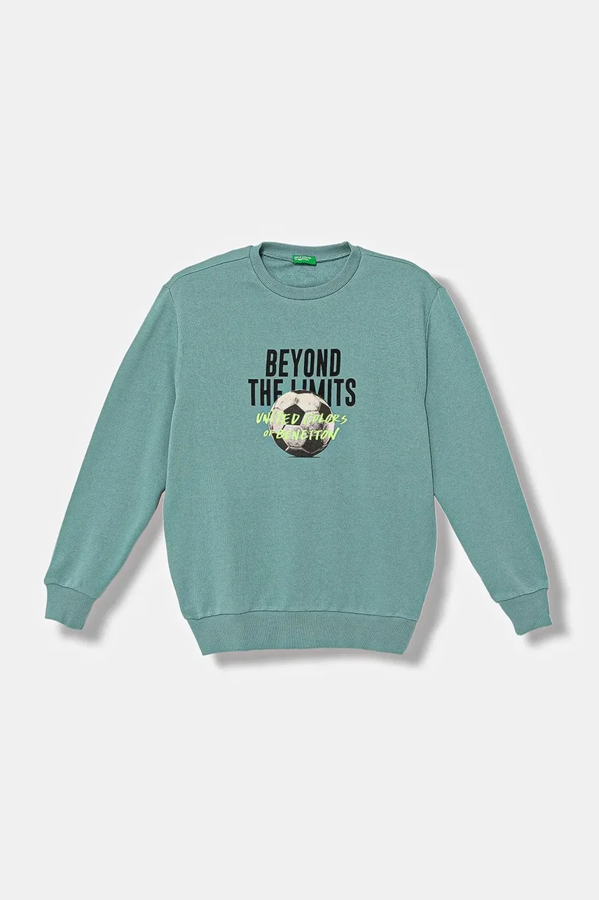 United Colors of Benetton Детски памучен суичър
