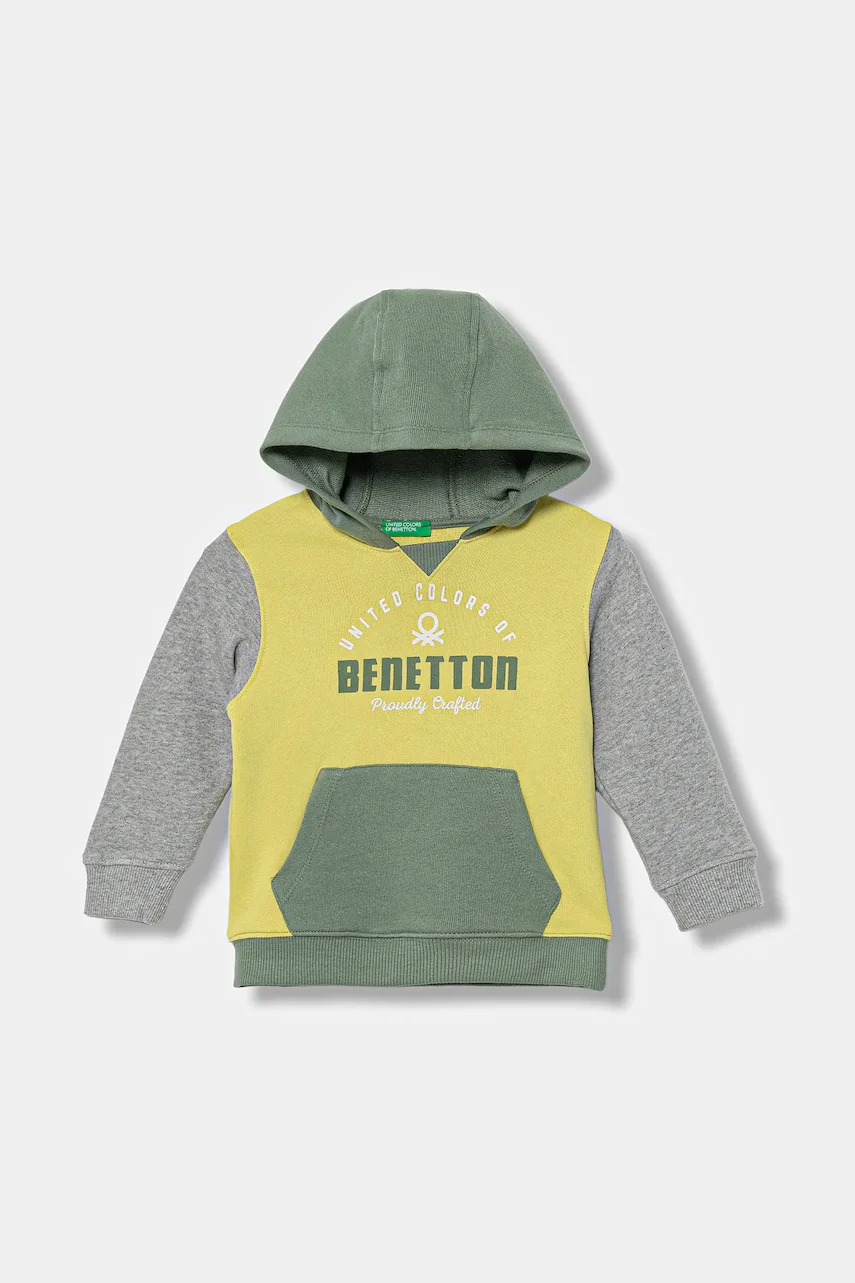 United Colors of Benetton Детски памучен суичър